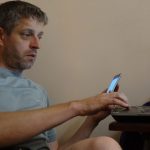 A developer reviewing code on screen