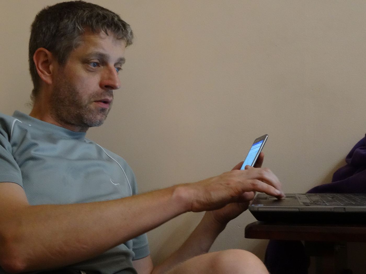 A developer reviewing code on screen