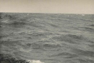 Ocean waves seen from above